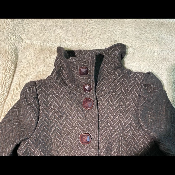 Mackage NWOT chevron belted waist wool coat - Picture 16 of 16